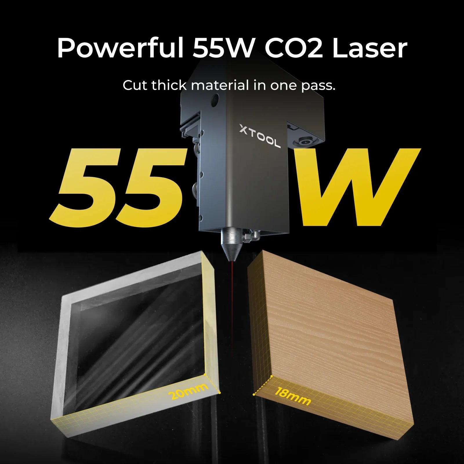 xTool P2S CO2 Laser Engraving Machine + Standalone