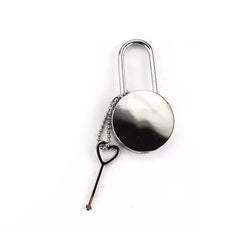 Round Metal Padlock with Key