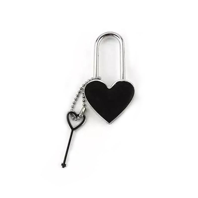 Heart Metal Padlock with Key
