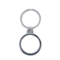 Sublimation blank Round Bottle Opener Metal Keyring
