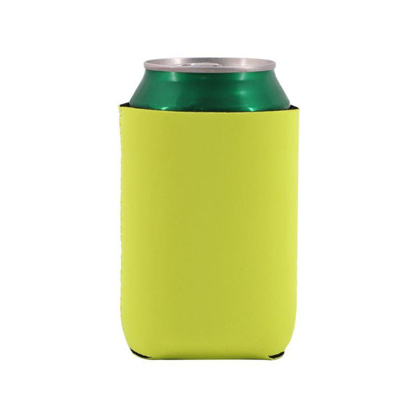 Sublimation blank Neoprene Can Cooler - Green Neon