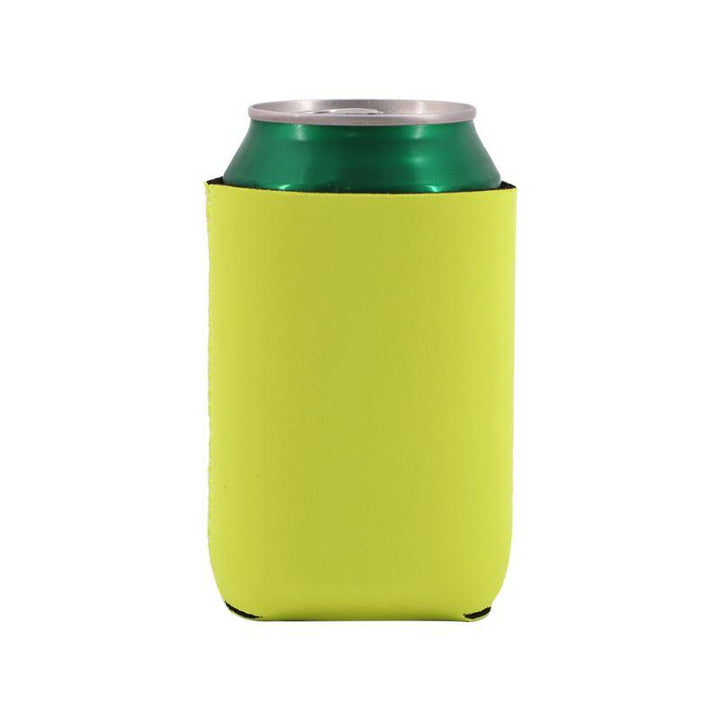 Sublimation blank Neoprene Can Cooler - Green Neon