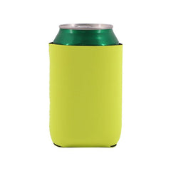 Sublimation blank Neoprene Can Cooler - Green Neon