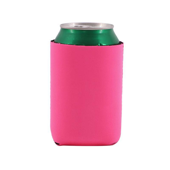 Sublimation blank Neoprene Can Cooler - Pink Neon