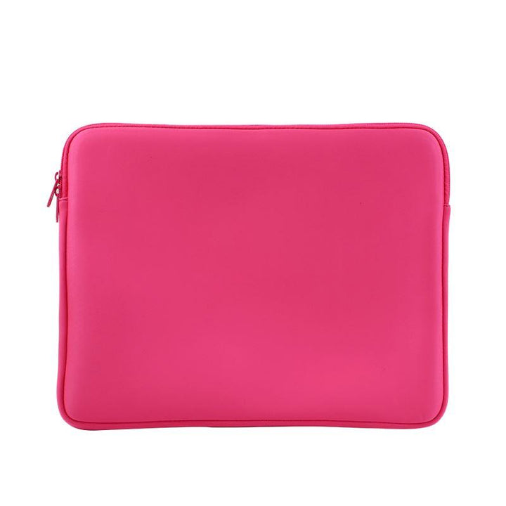 Sublimation blank Neoprene Sublimation Laptop Sleeve - 14 inch neon pink