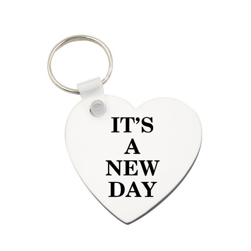 Heart MDF Keyring - Double side