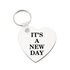 Heart MDF Keyring - Double side