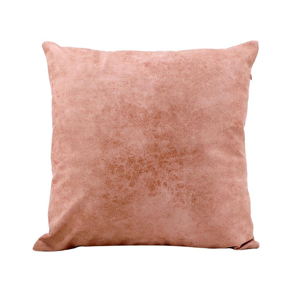 Sublimation blank Polyester PU Cushion Cover Pink 40 x 40