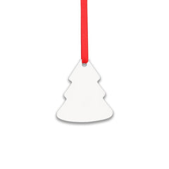 Aluminium Xmas Decoration - Double Sided - Tree