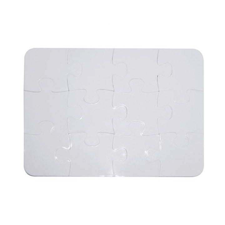 Sublimation blank 12pcs - Cardboard Jigsaw Puzzle - 24 x 19 cm