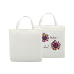 sublimation blank Linen Tote Bag White