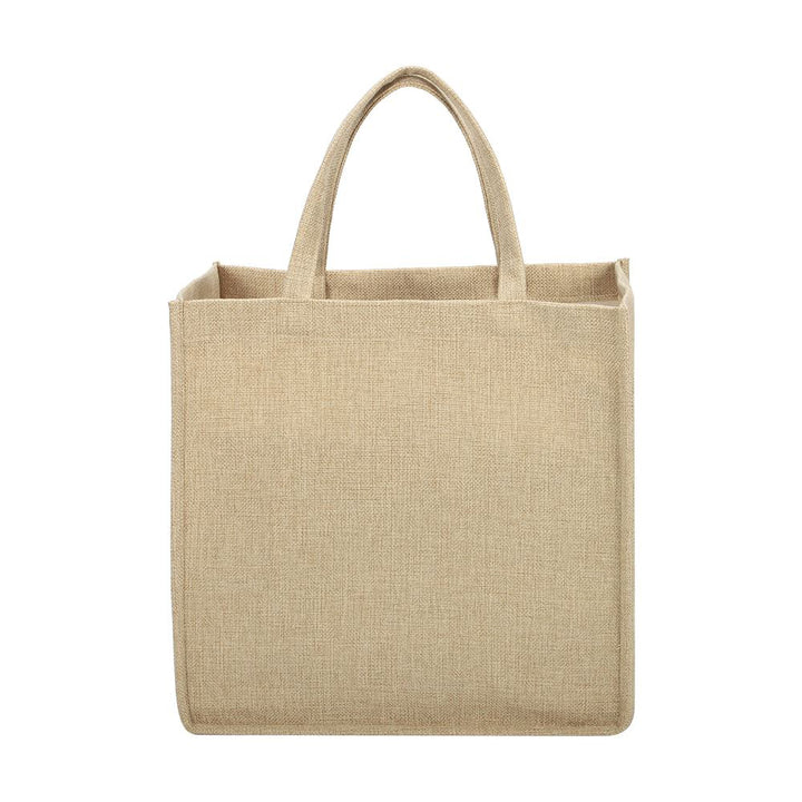 sublimation blank Linen Tote Bag Natural