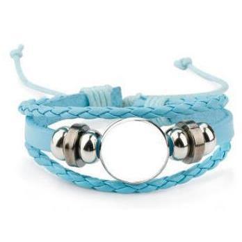 sublimation blank leather bracelet