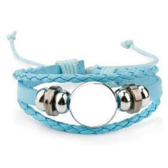 sublimation blank leather bracelet