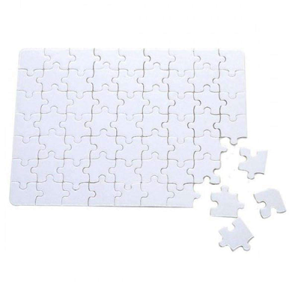 WHITE Plain Sublimation Cardboard Puzzle, Size: A4 at Rs 70/piece
