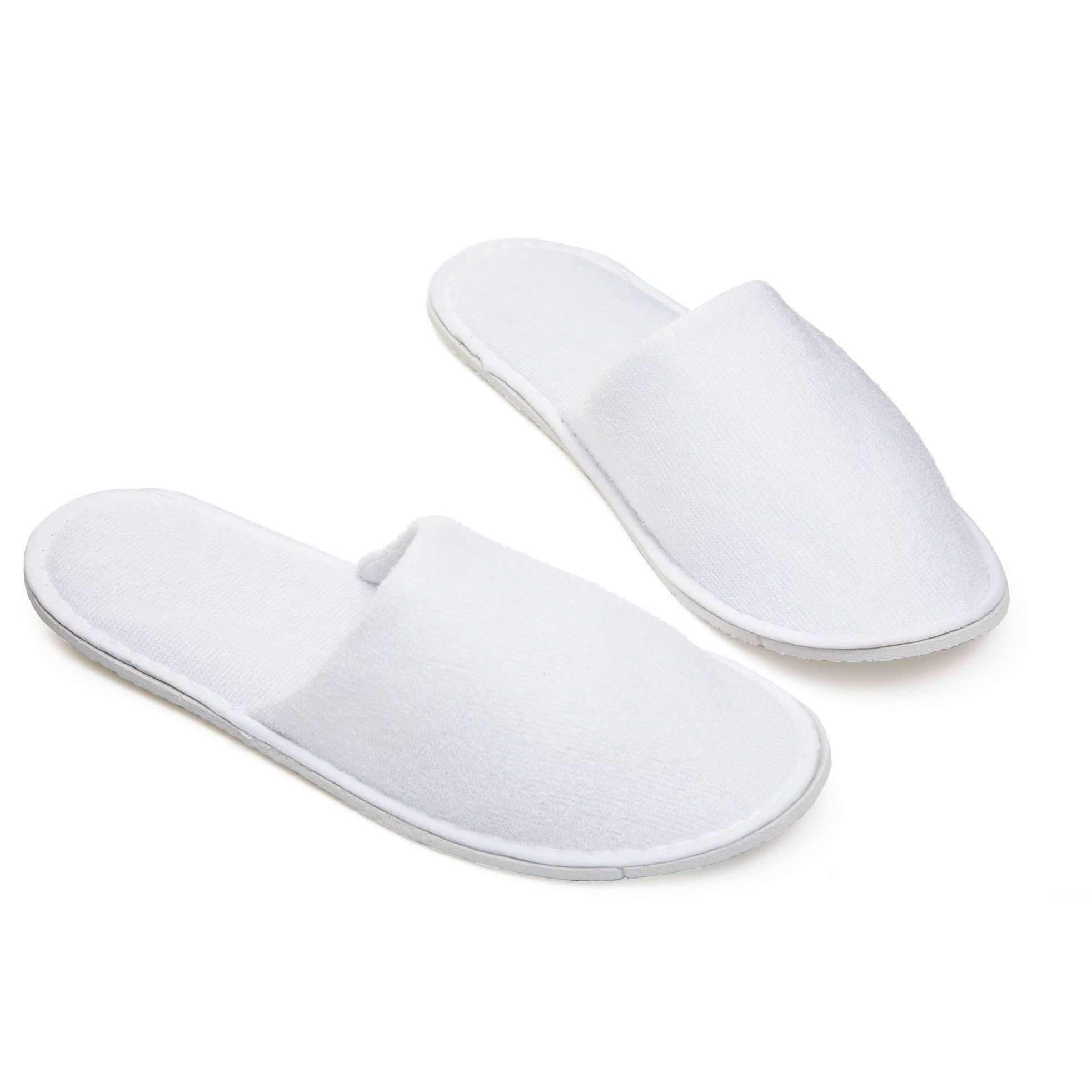 Hotel Slippers with rubber base – SubliBlanks Limited