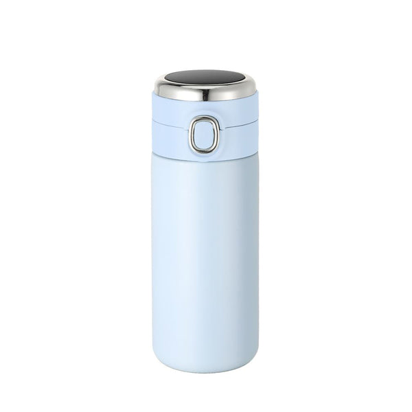 320ml Stainless Steel Bottle with Temperature Display - Blue