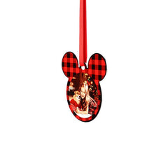 Aluminium Xmas Decoration - Double Sided - Mickey Shape