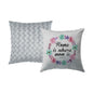 sublimation blank soft velvet cushion cover grey