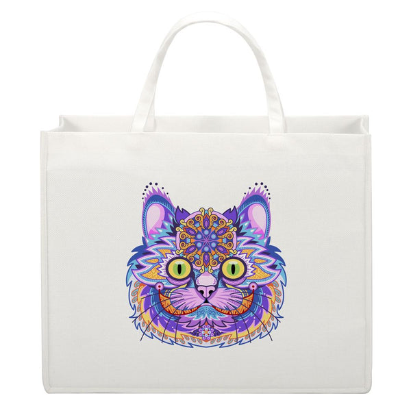 sublimation blank white linen tote bag