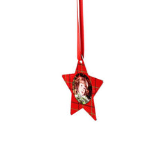 Aluminium Xmas Decoration - Double Sided - Star