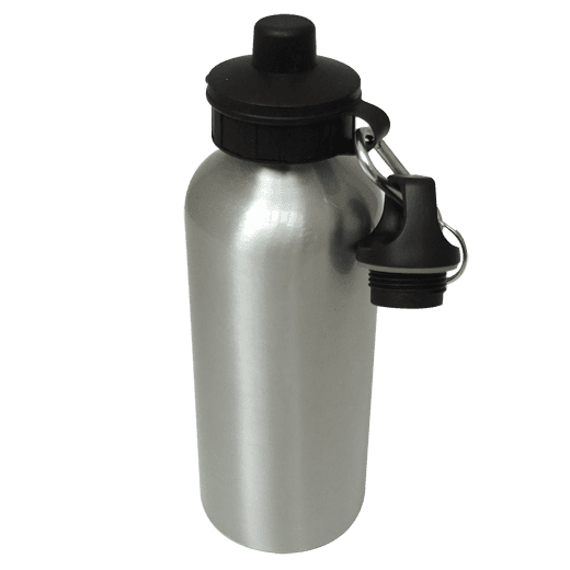 48 x Aluminium Water Bottle 600ml Silver sublimation blanks
