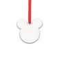Aluminium Xmas Decoration - Double Sided - Mickey Shape