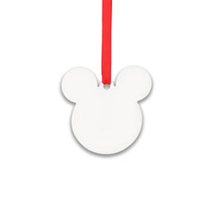 Aluminium Xmas Decoration - Double Sided - Mickey Shape