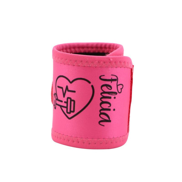 Sublimation blank pink wrist sweat band pair