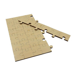 Natural MDF Jigsaw 30pcs - Double Sided
