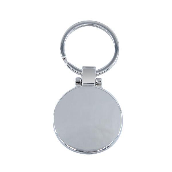 Round Metal Keyring with Magnetic closing