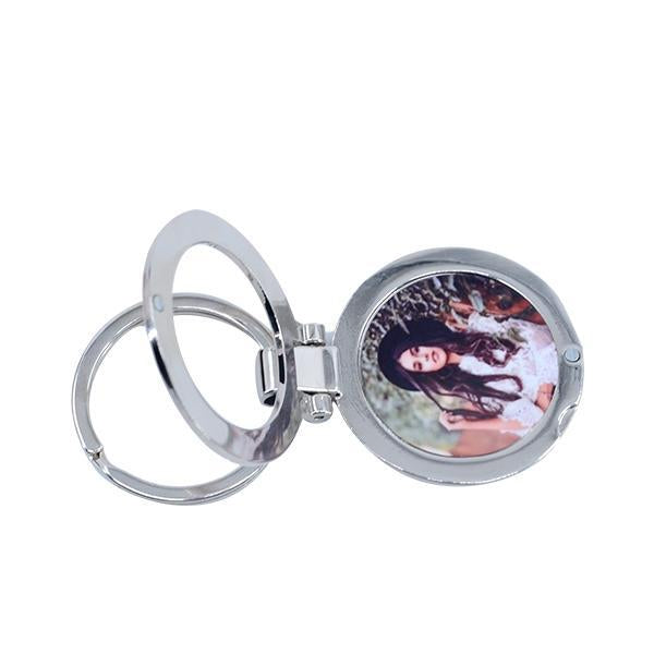 Round Metal Keyring with Magnetic closing