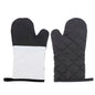 Sublimation blank canvas oven glove with rubber patch