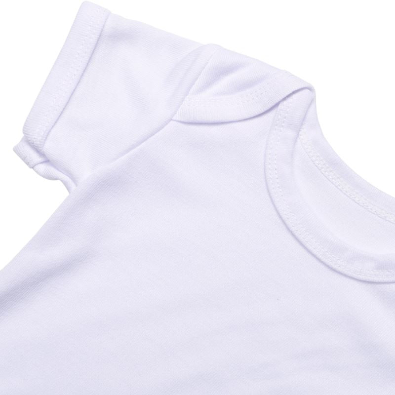Baby Vest White - 6 to 9 month Large