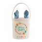 Linen Easter Basket - Blue Ears