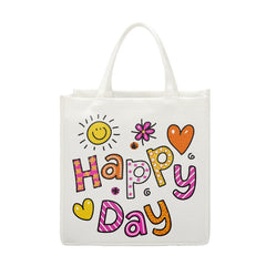 sublimation blank Linen Tote Bag White