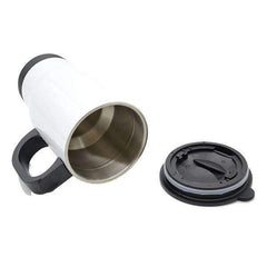 24 x 14 oz Stainless Steel Travel Mug white