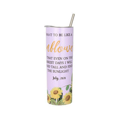 20oz Stainless Steel Tumbler - Glossy Purple