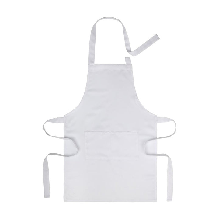 sublimation blank kids polyester apron white