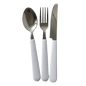 Kids polymer steel knife spoon and fork set for sublimation printing