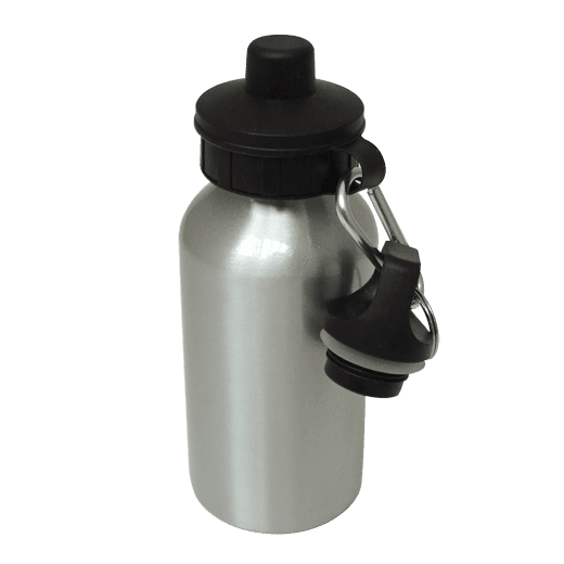 Aluminium Water Bottle 400ml Silver sublimation blanks