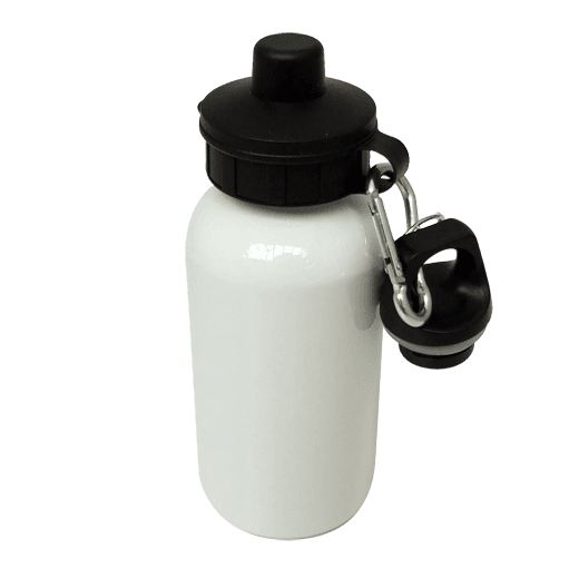 Aluminium Water Bottle 400ml White sublimation blanks