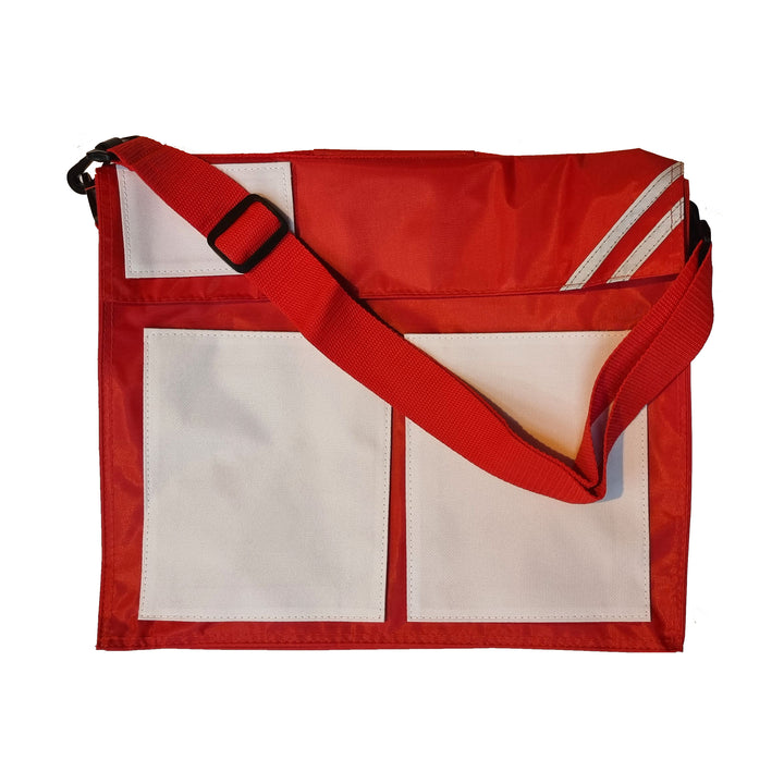 Back to school messenger book bag - Red