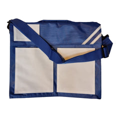 Back to school messenger book bag - blue