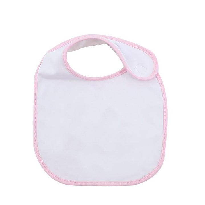 Sublimation blank pink Velcro Baby Bib