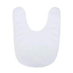 sublimation fleece bib white