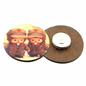 MDF Round Name Badge + Magnet sublimation blanks
