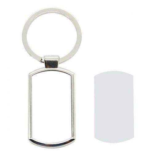 Oblong Metal Keyring sublimation blanks