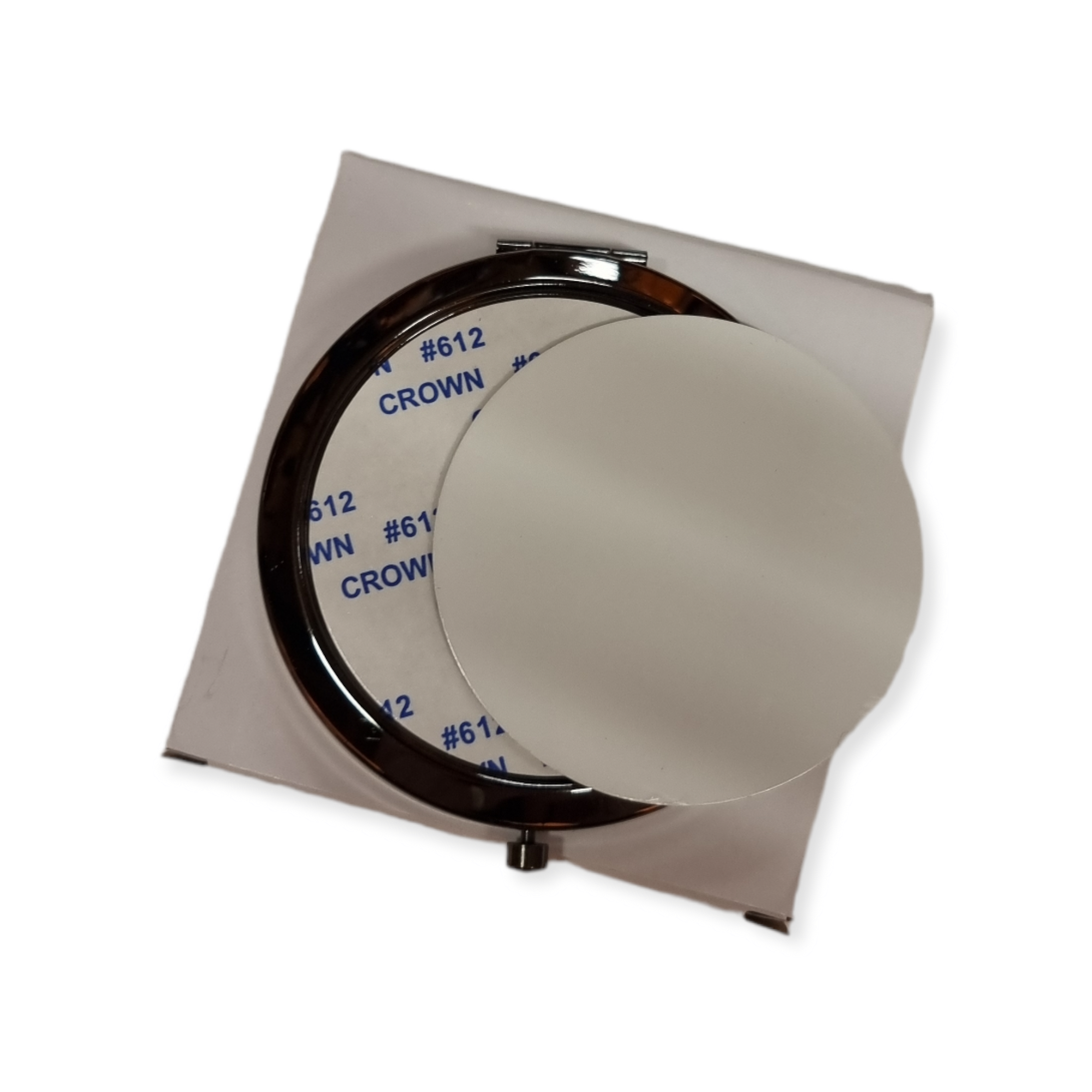 Sublimation blank smoked black pocket mirror