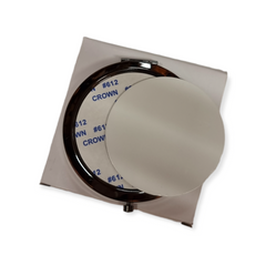 Sublimation blank smoked black pocket mirror